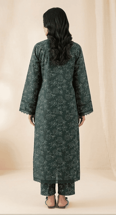 Rajwan Zaria Vol‑102 Luxury Lawn 2 Piece – Digital Printed Shirt & Cotton Trouser - Image 2