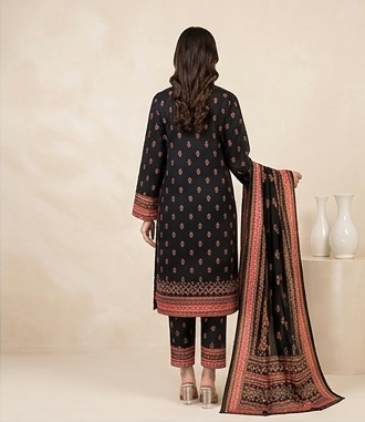 Magic In Print D‑03 – Digital Printed Lawn 3 Piece Suit - Image 2