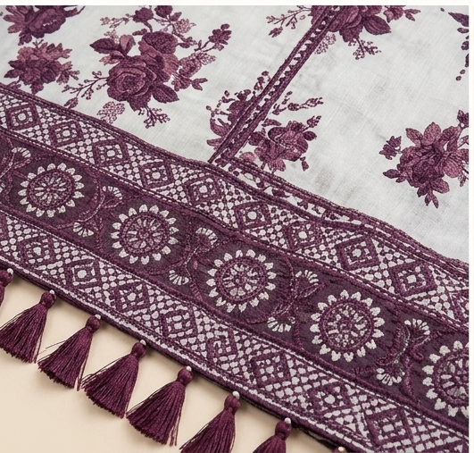 Alkaram Summer Collection – Digital Lawn 3 Piece Suit - Image 3