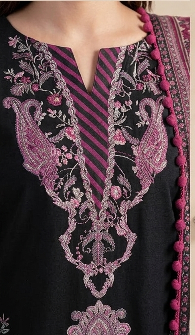 ETHNIC – Digital Print Lawn 3PC Suit - Image 3