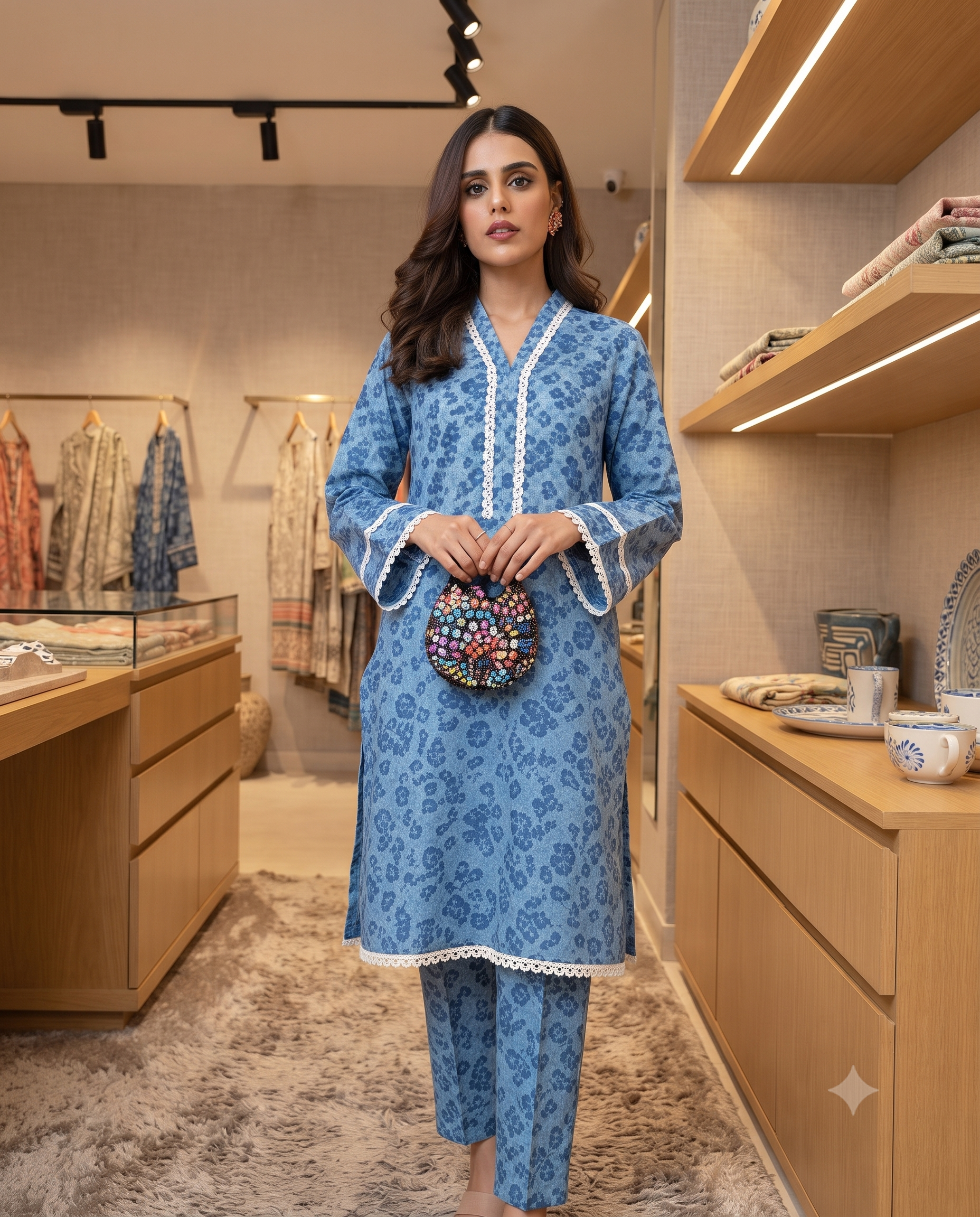 Bareeze by Amal Vol‑28 – Digital Premium Lawn 2 Piece Shirt & Trouser