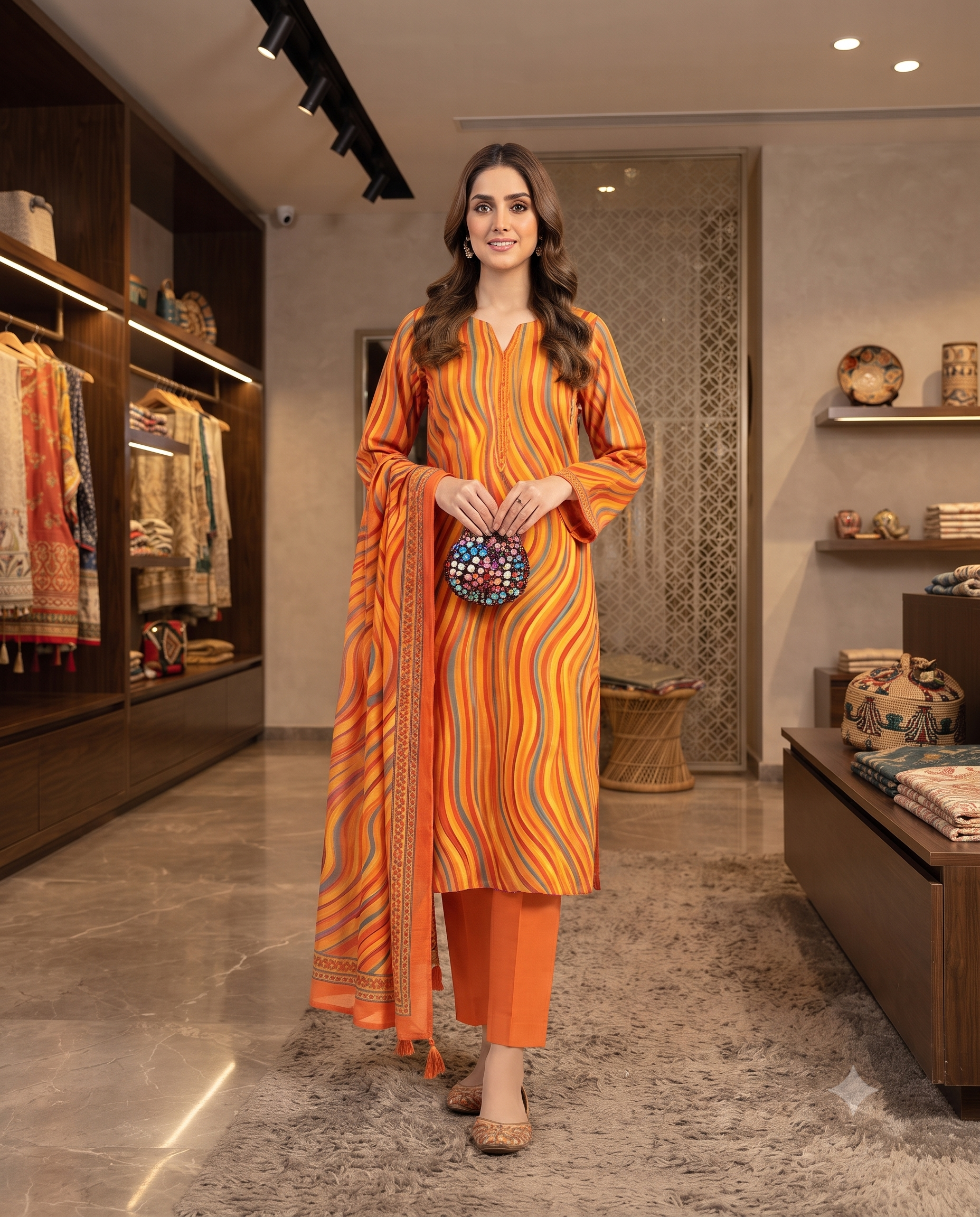 Bareeze by Amal Vol‑28 – Digital Premium Lawn 2 Piece Shirt & Trouser