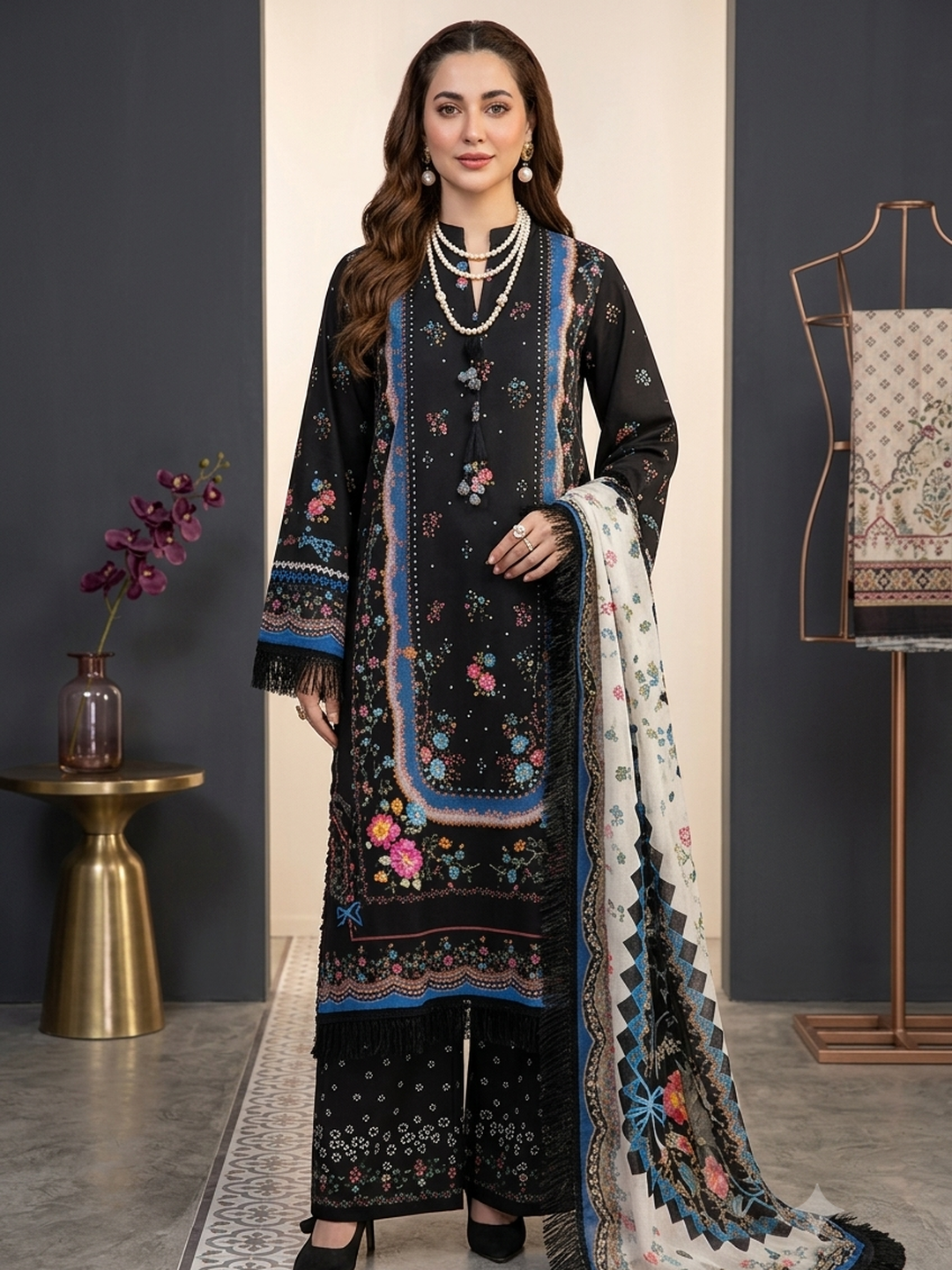 Naqsh Cocktail Summer ’24 – Lavender Haze 00238 (3 Piece Lawn, Chiffon & Cotton)